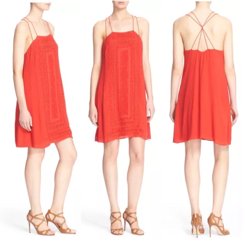 $298 NWT Alice + Olivia Bev Embroidered Size L - Picture 1 of 2